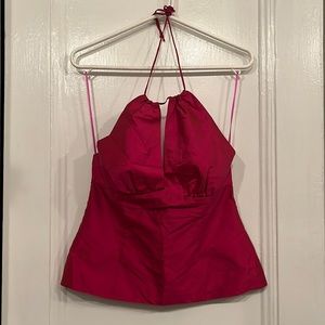 Silk halter top